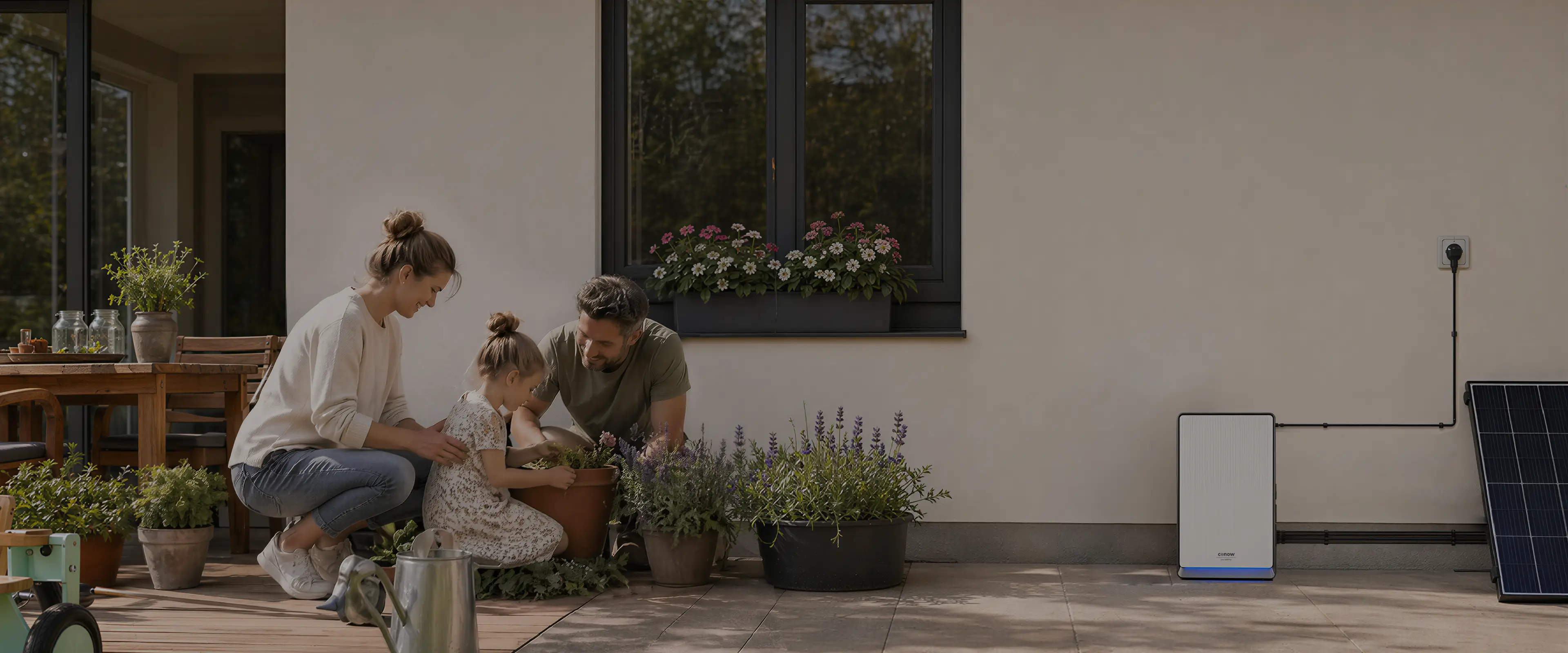 Solaranlage, Solar Speicheranlage, CONOW, erneuerbare Energien, Solarmodule